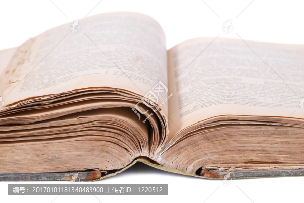 打開古老的書