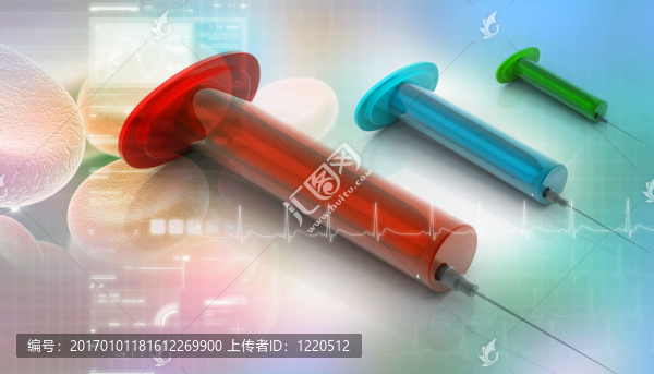 3D渲染在摘要注射器
