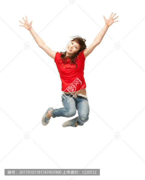 跳躍的少女