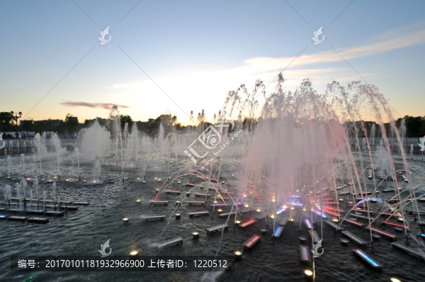 tsaritsino噴泉。莫斯科.俄羅斯.
