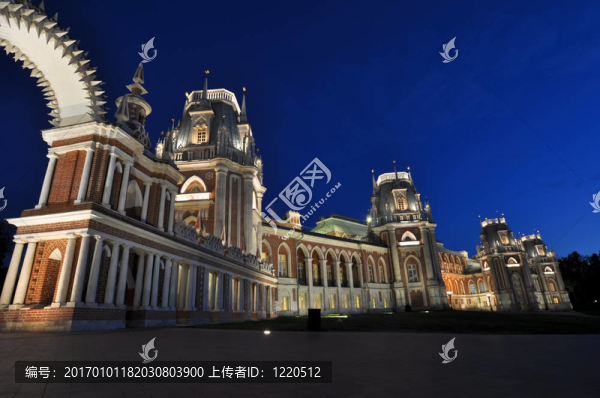 tsaritsino宮殿。莫斯科.俄羅斯.