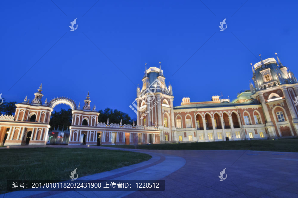tsaritsino宮殿。莫斯科.俄羅斯.