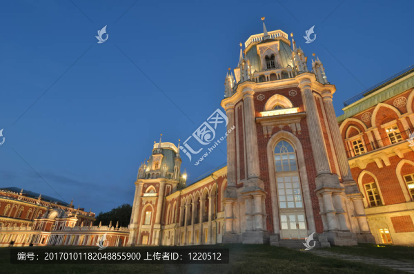 tsaritsino宮殿。莫斯科.俄羅斯.