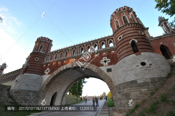 tsaritsino宮殿。莫斯科.俄羅斯.