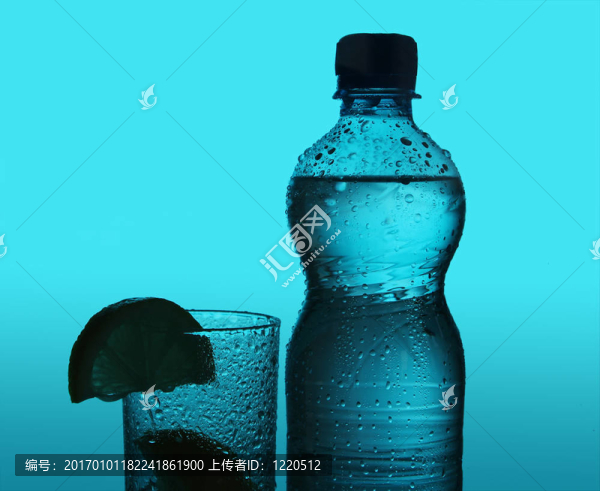 瓶子和玻璃的輪廓