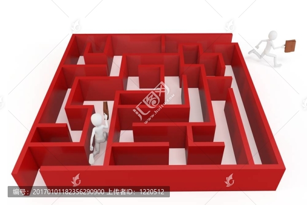 3D人跑步迷宮