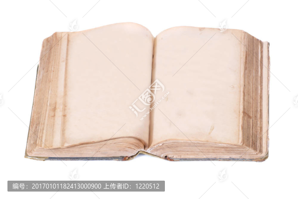 打開古老的書