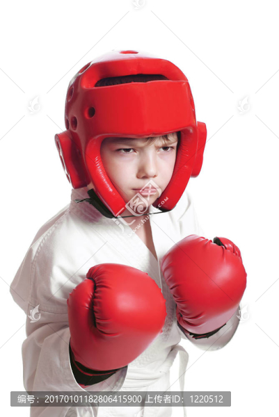 運動員的男孩