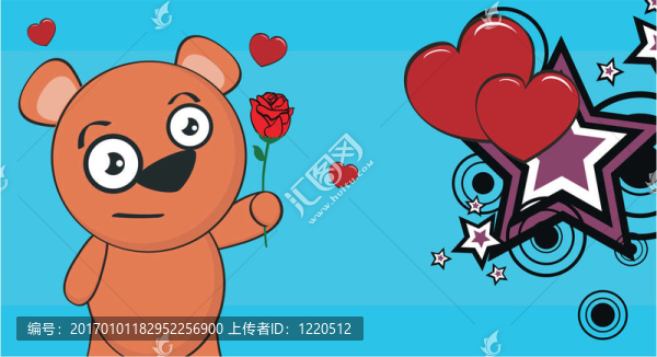 泰迪熊卡通background7