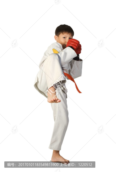合氣道的男孩