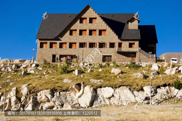 在aiguestortes公園山住所