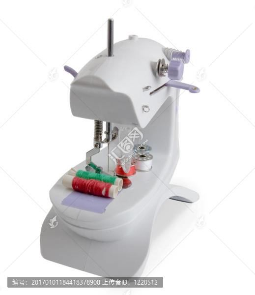 白色的縫紉機