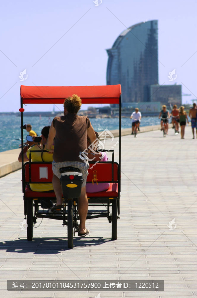 自行車旅游-巴塞羅那-夏季