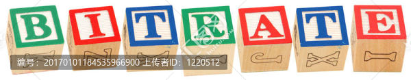 字母塊的比特率