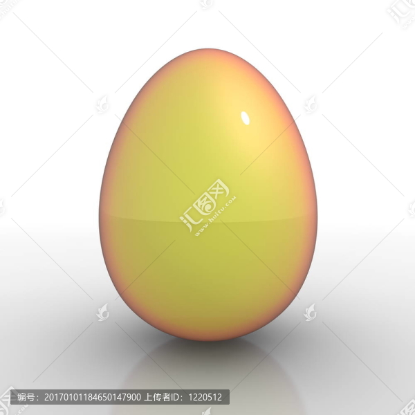 閃亮的金橙蛋