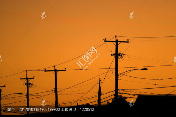 電力線的輪廓