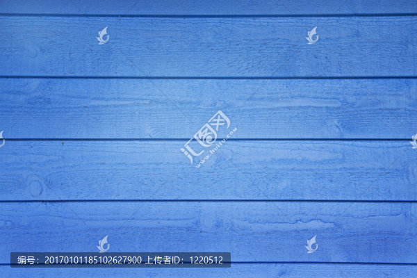 藍(lán)色的木墻