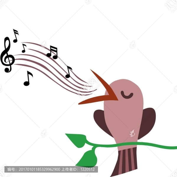 鳥棲息在樹枝上唱歌的曲調(diào)