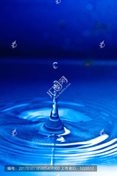 水滴降落