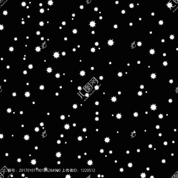 星空的夜空結(jié)構(gòu)。一個(gè)插畫