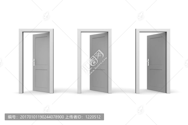 三灰色開門