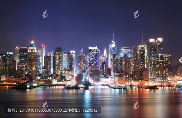 現(xiàn)代城市夜景