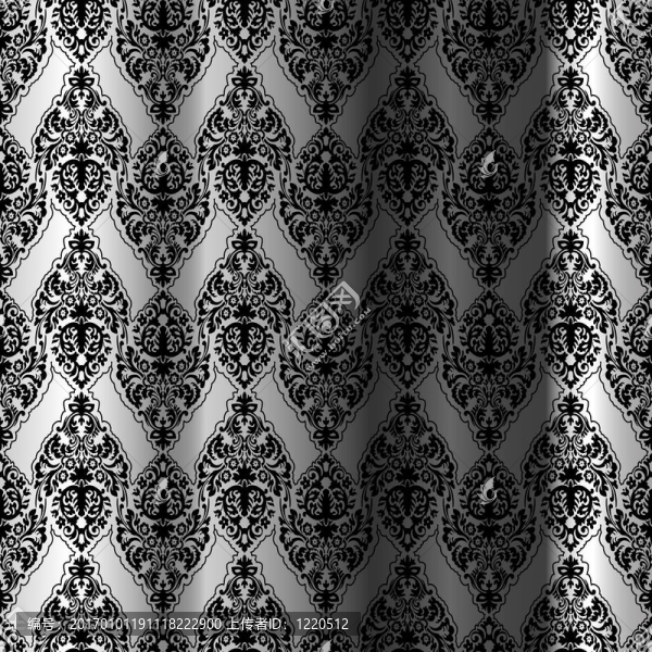 黑色無縫的窗簾