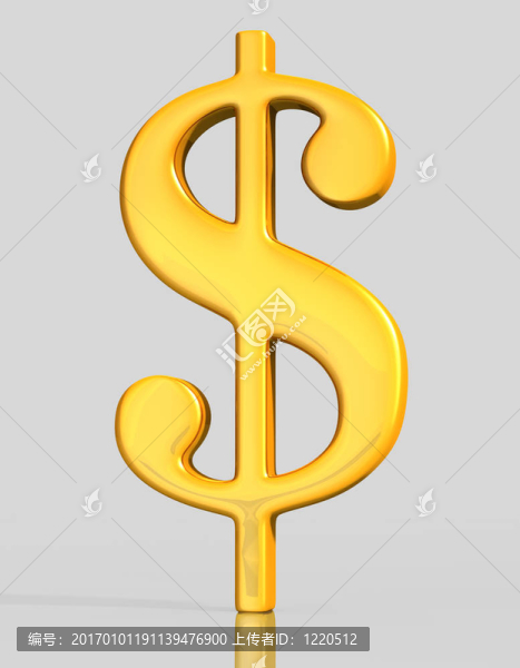 黃金的美元符號(hào)