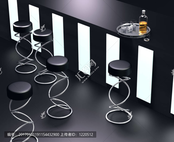 3D簡約現(xiàn)代酒吧內(nèi)部