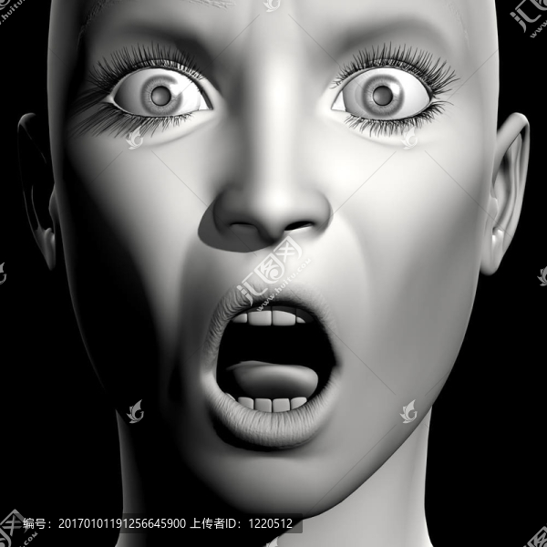 3d女人肖像
