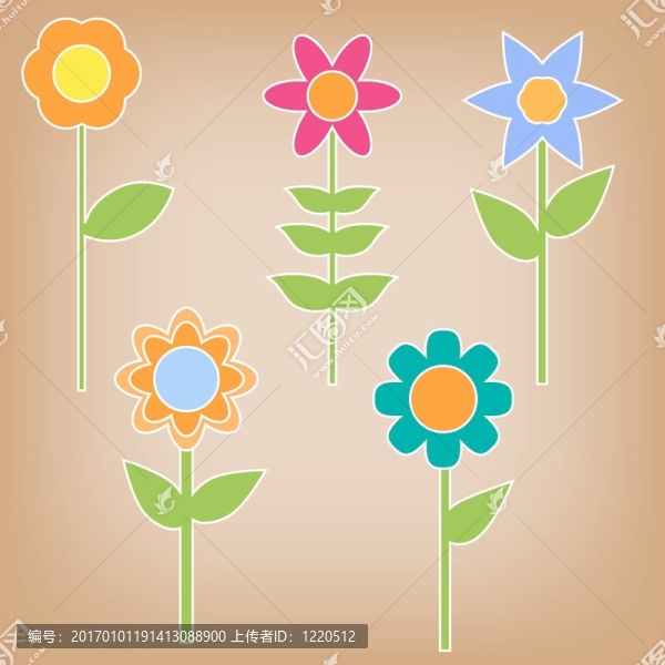 繽紛花卉收藏