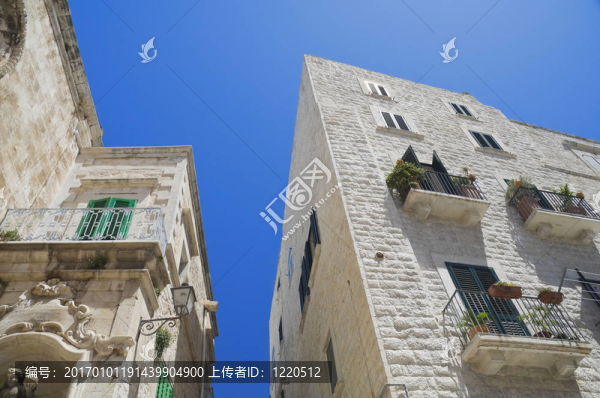 Giovinazzo舊城區(qū)。Apulia。
