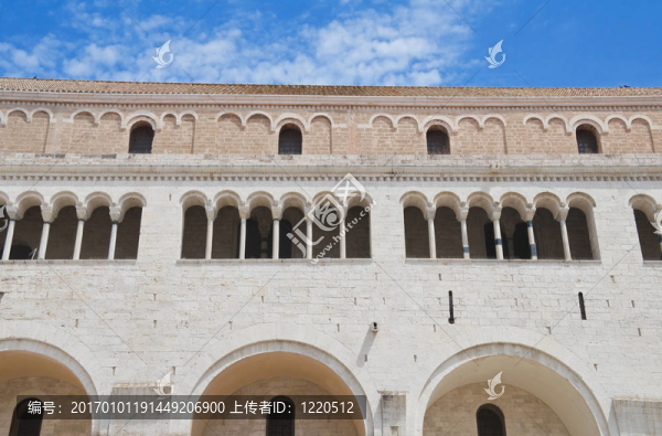 圣尼古拉斯大教堂。Bari。Apulia。