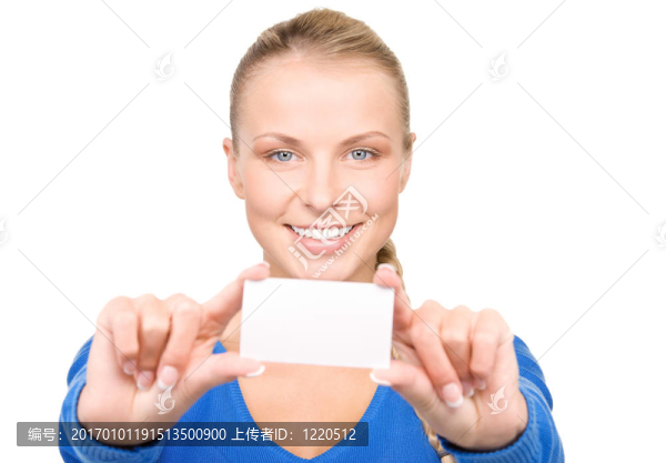 快樂女人帶名片