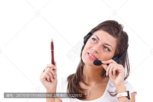 年輕的女接線員