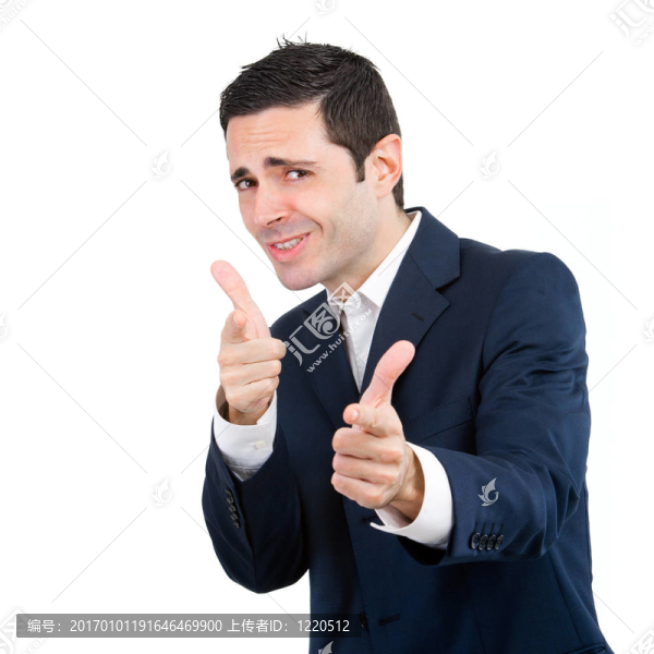 自信商人肖像