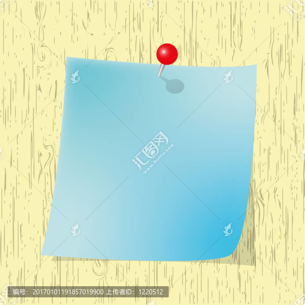 藍(lán)粘便箋與紅針