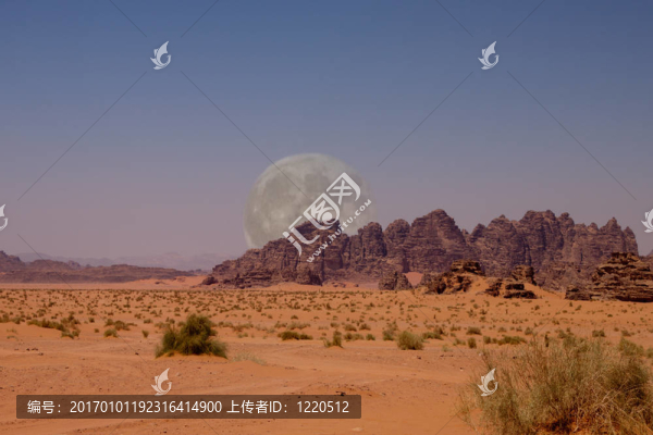 瓦迪拉姆Big,Moon沙漠
