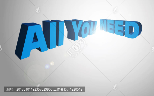 3D文本概念所有你需要