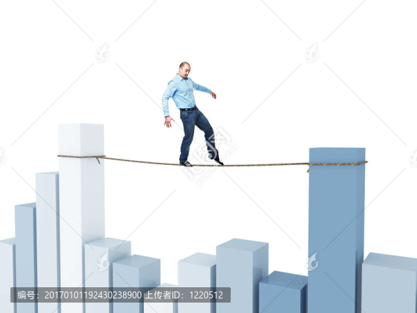 金融繩索上的人