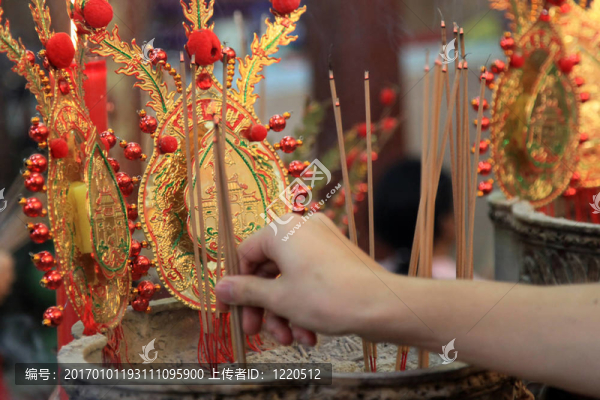 曼谷：1月23日春節(jié)2012人地方香寺唐人街；曼谷；泰國