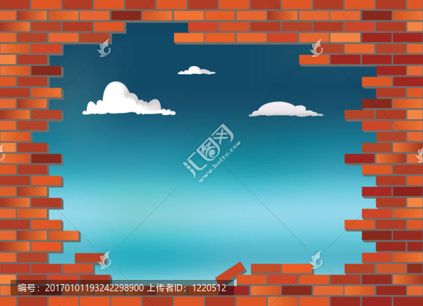 磚墻的天空