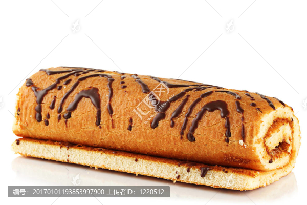 卷餅干。