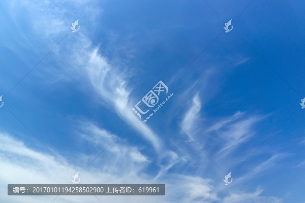 藍天白云天空背景