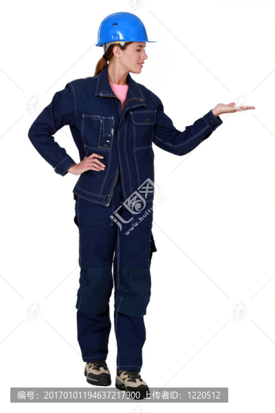 女的看著她的手掌