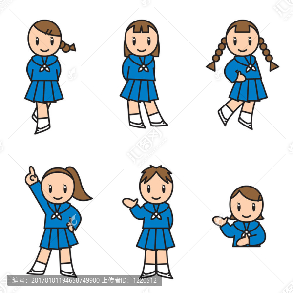 女孩插畫(huà)集