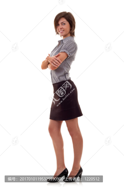 快樂的女商人