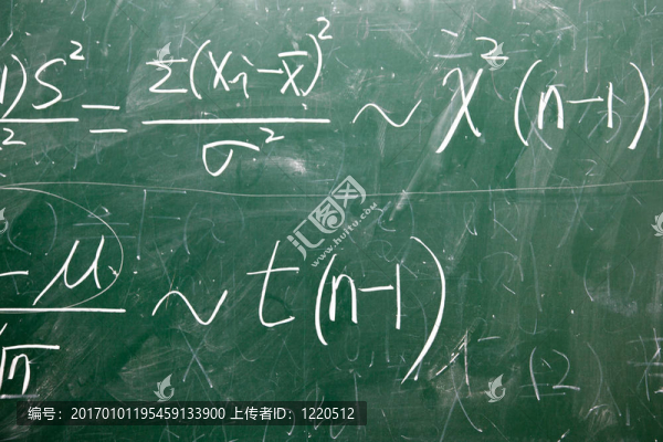 黑板上的數(shù)學公式