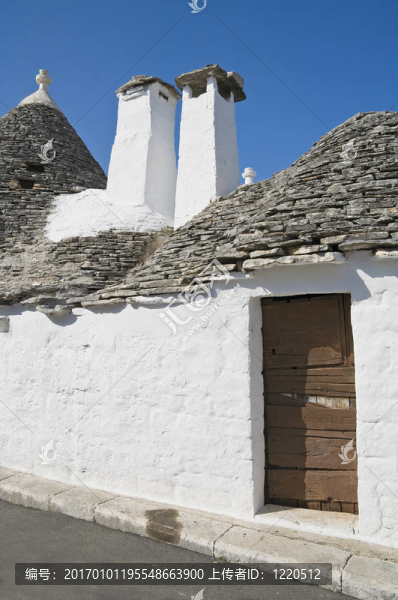 Trullo。阿爾貝羅貝洛。Apulia。