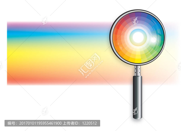 Magnifying,Glass下的彩虹
